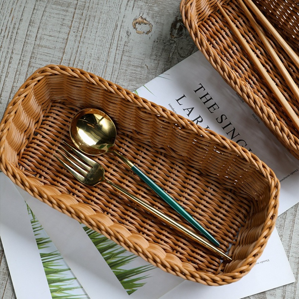 Keranjang Penyimpanan Rotan Im - Basket Bag Wicker ulasan dan harga
