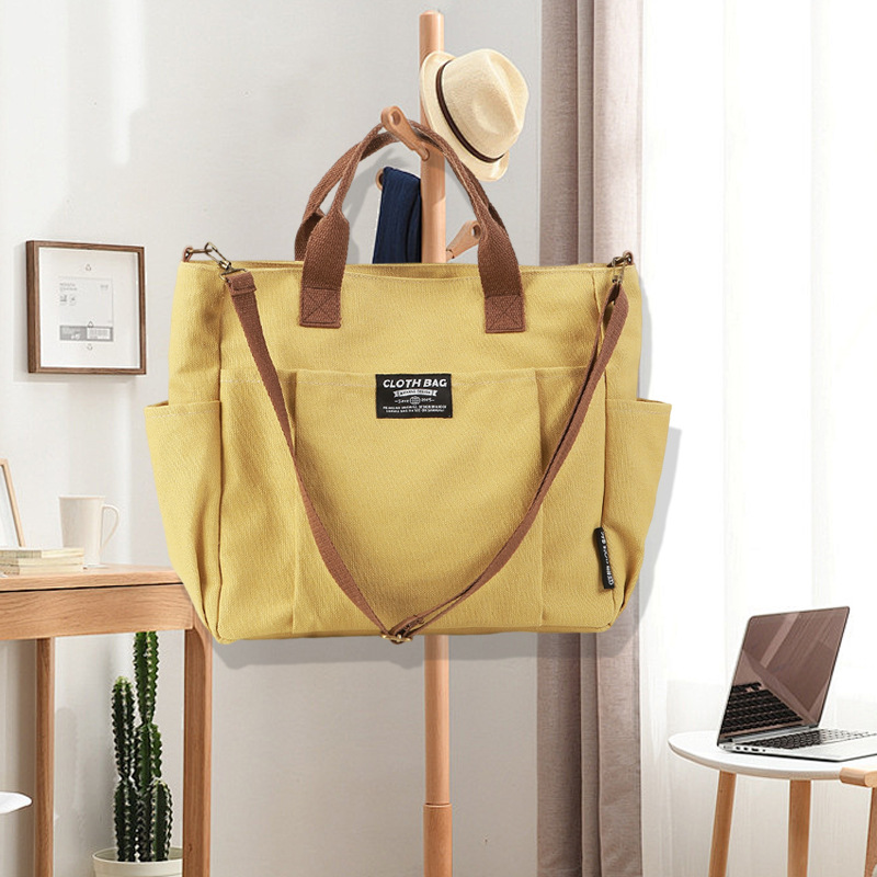 Tas Tote Kanvas, Tas Tangan Te - Women Handheld Bags ulasan dan harga